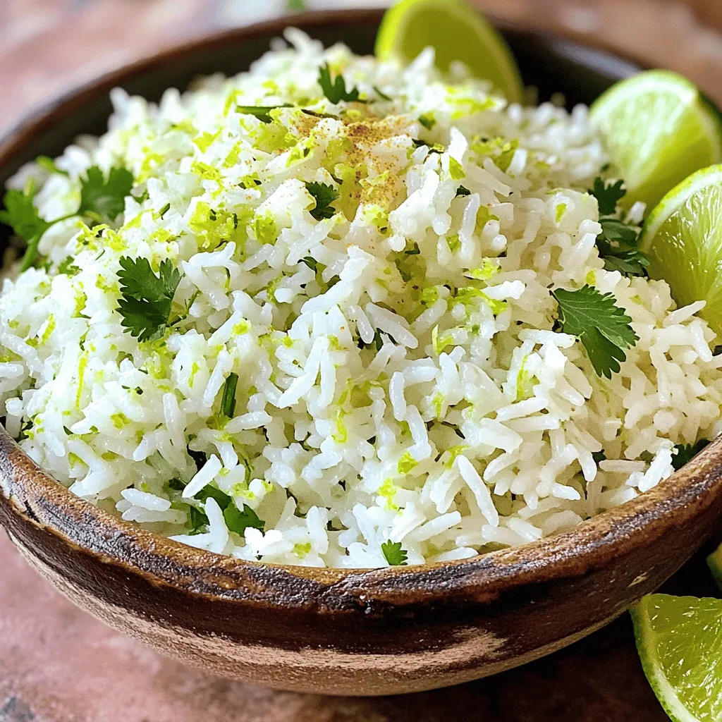 Zesty Cilantro Lime Rice Flavorful and Fresh Recipe