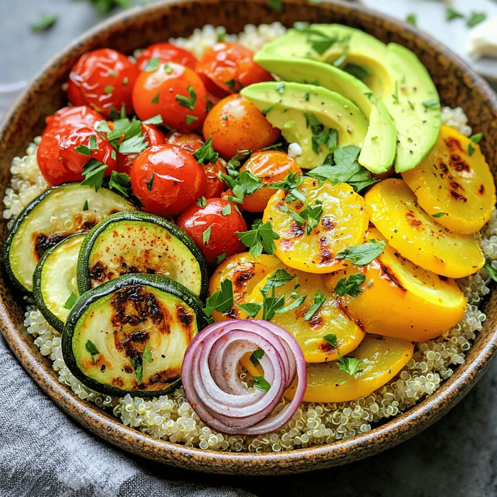 Roasted Vegetable Quinoa Bowl Flavorful and Healthy Meal
