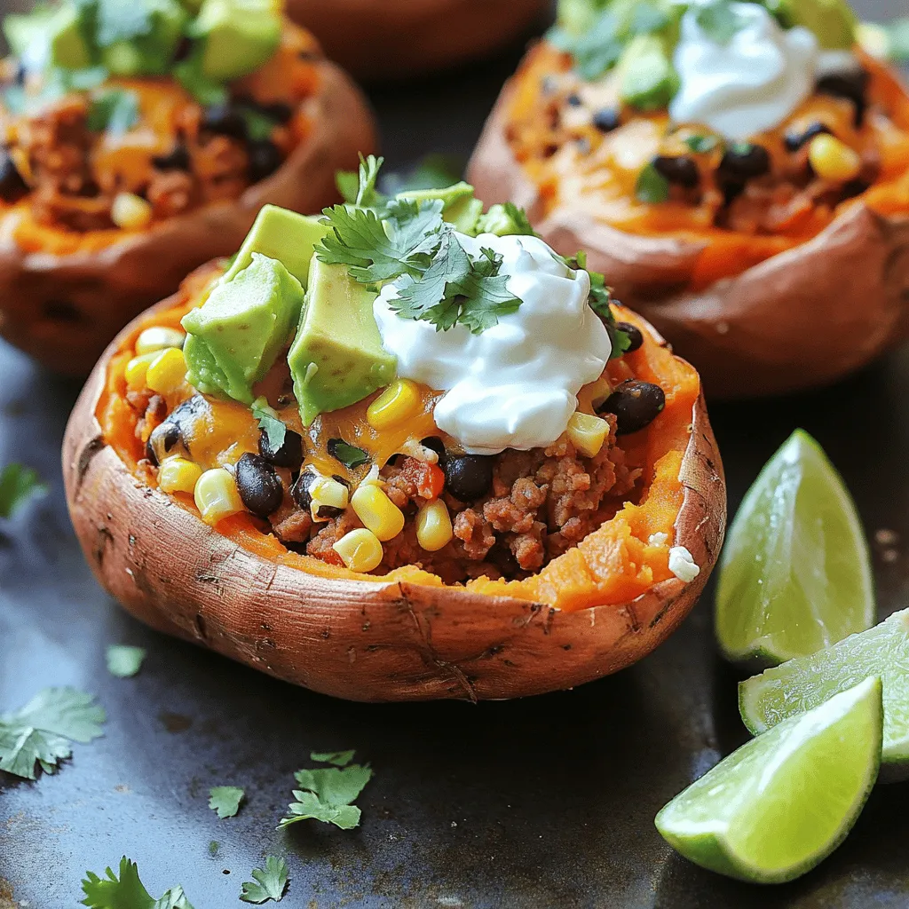 Taco Stuffed Sweet Potatoes Flavorful and Easy Recipe