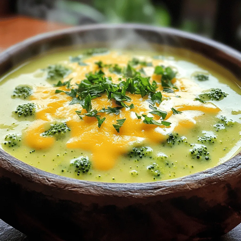 Creamy Broccoli Cheddar Soup Easy and Delicious Recipe