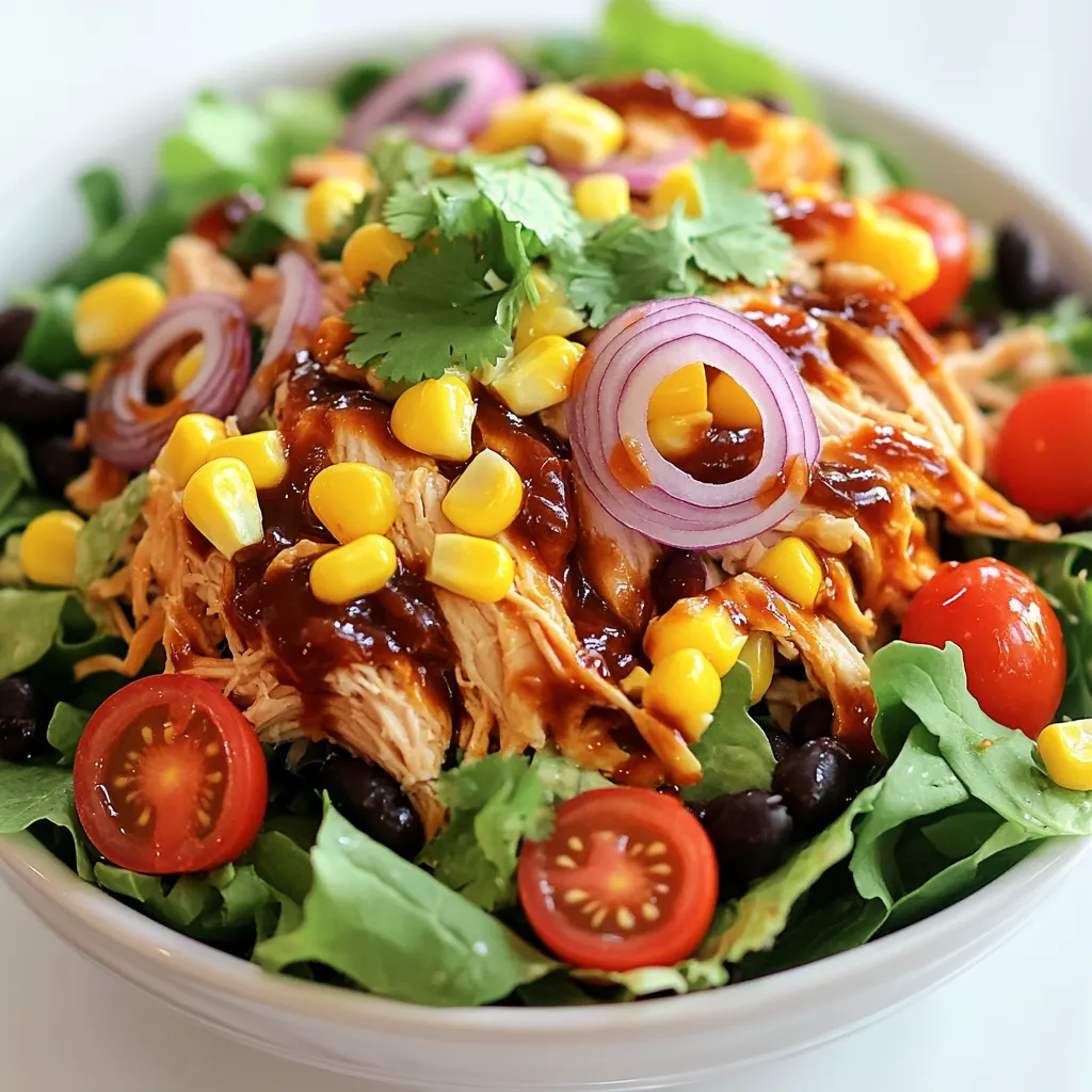 Irresistible BBQ Ranch Chicken Salad Fresh and Flavorful