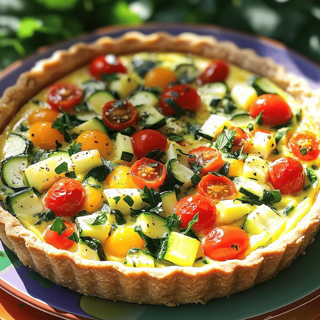 Vegetable Quiche Flavorful and Nutritious Dish
