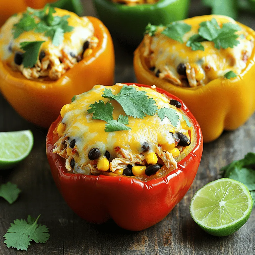 Chicken Fajita Stuffed Peppers Tasty and Simple Meal