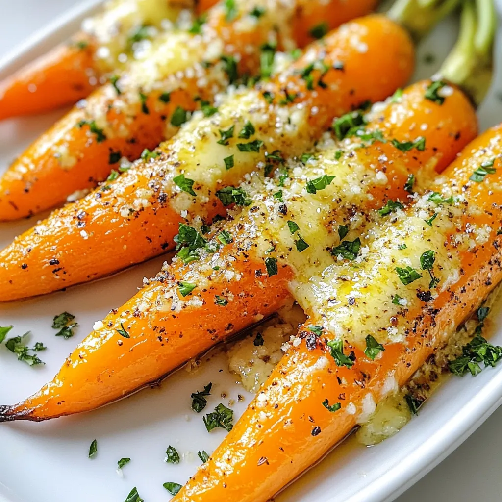 Garlic Parmesan Roasted Carrots Flavorful Side Dish