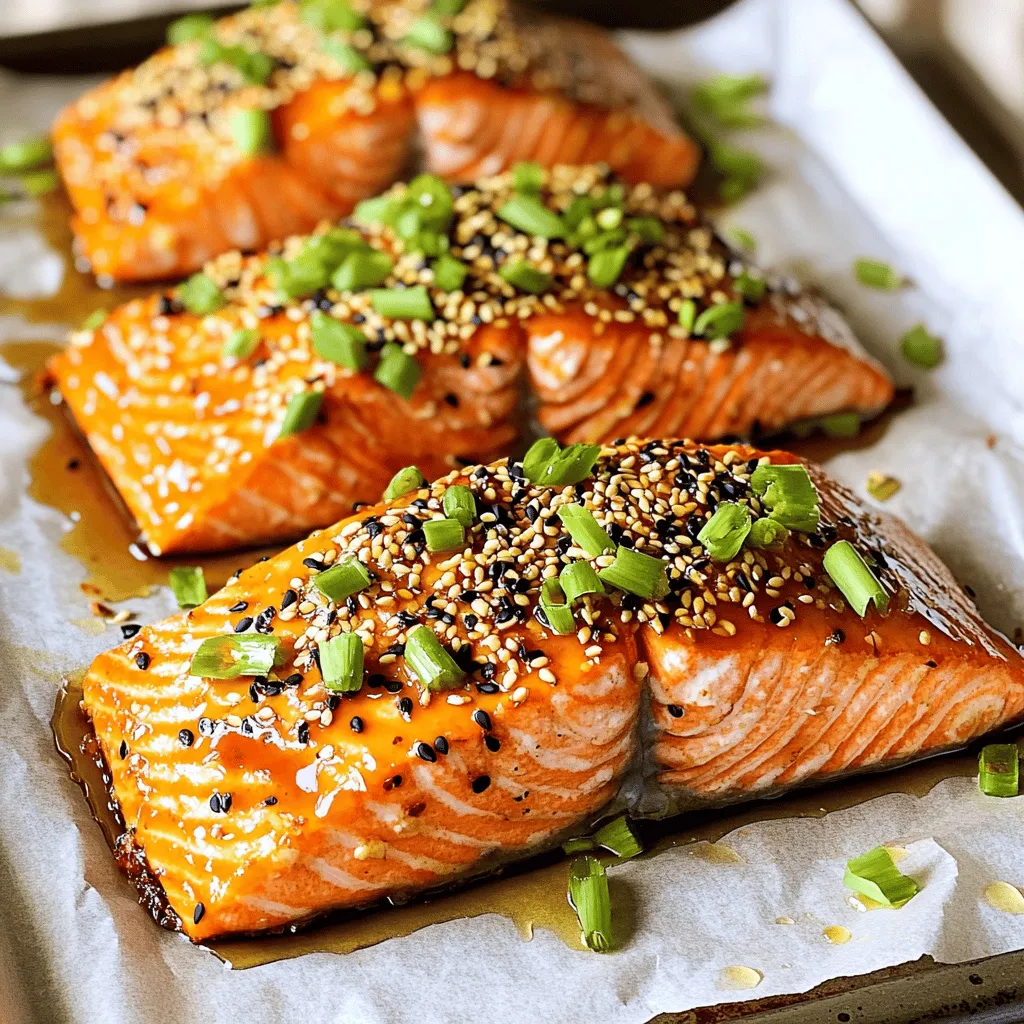 Honey Garlic Sesame Crusted Salmon Tasty Flavor Booster