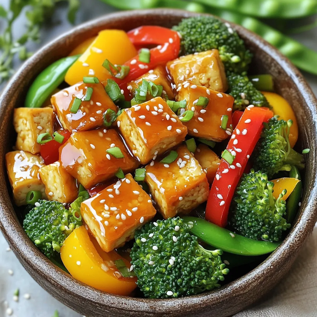 Honey Garlic Tofu Stir Fry Quick and Flavorful Recipe