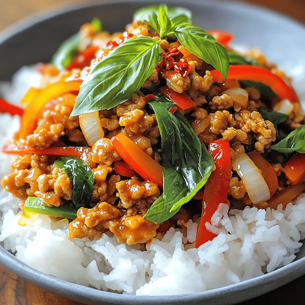 Spicy Thai Basil Chicken Flavorful and Simple Recipe
