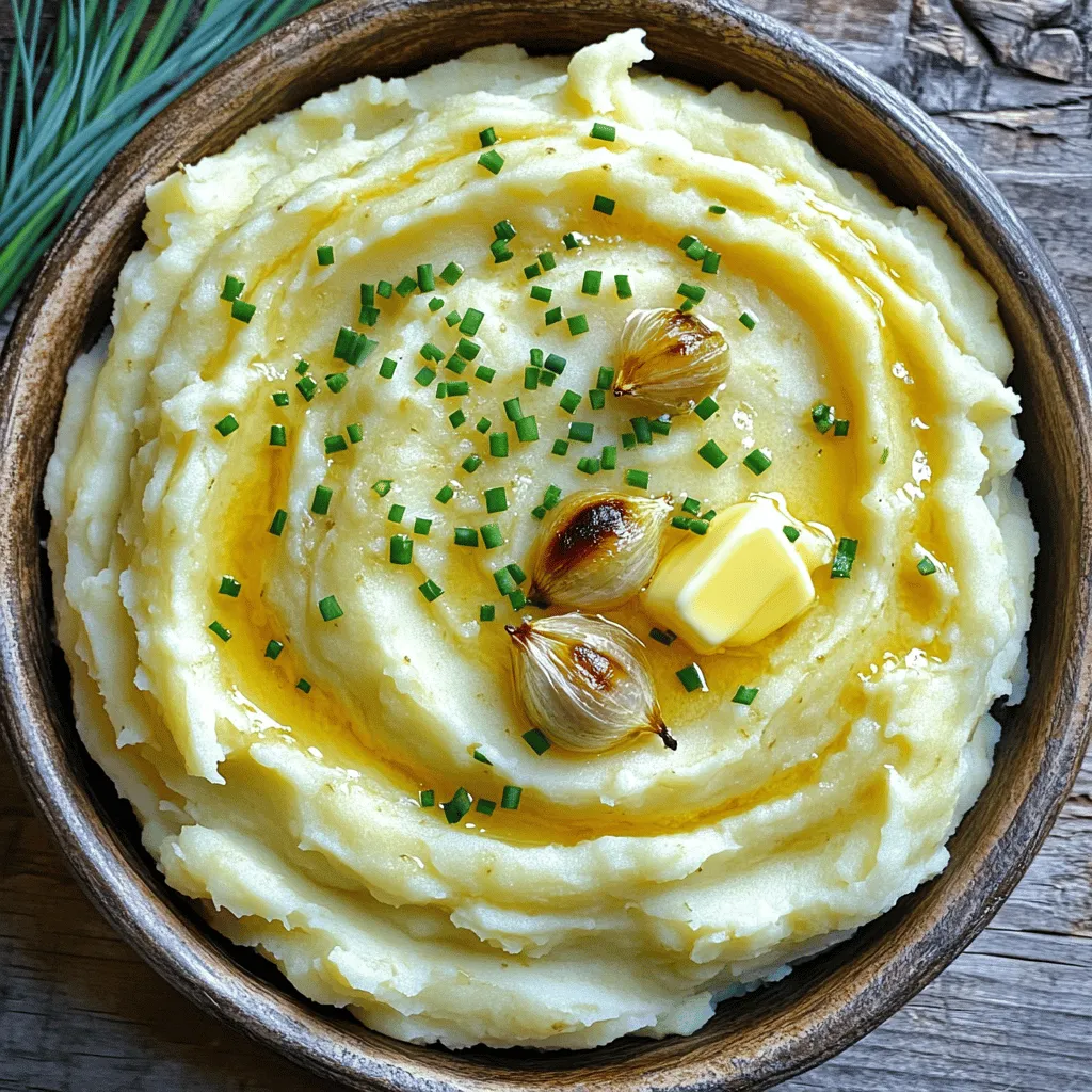 Roasted Garlic Mashed Potatoes Creamy and Easy Recipe