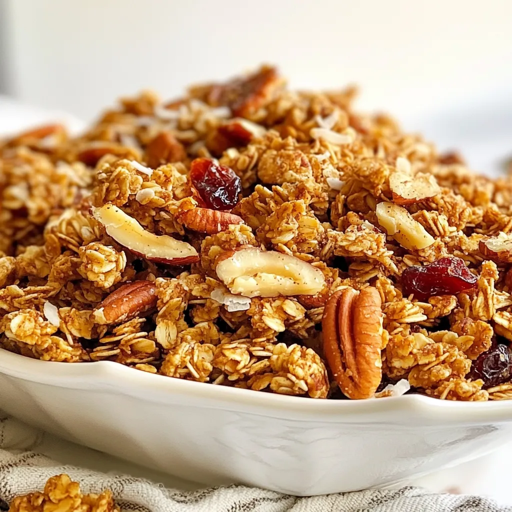Maple Pecan Granola Clusters Crunchy and Delicious