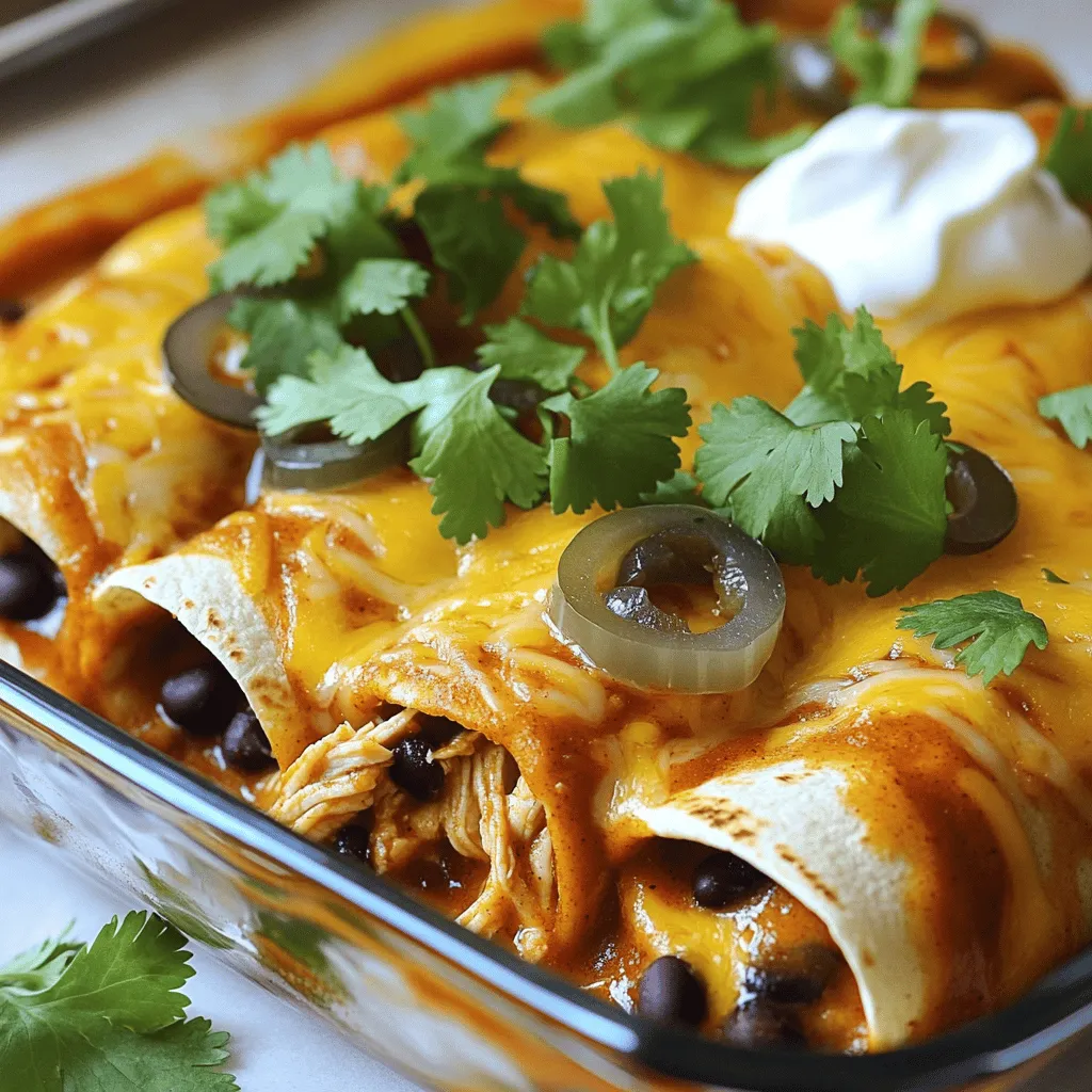 Classic Chicken Enchiladas Flavorful and Easy Recipe