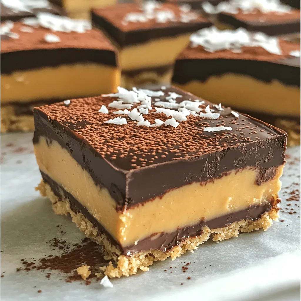 No-Bake Chocolate Peanut Butter Bars Easy Recipe