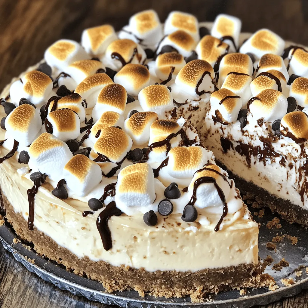 S’mores No-Bake Cheesecake Delightful and Easy Recipe