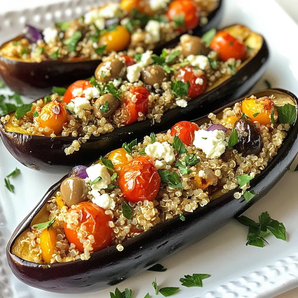 Greek Stuffed Eggplant Flavorful and Healthy Treat