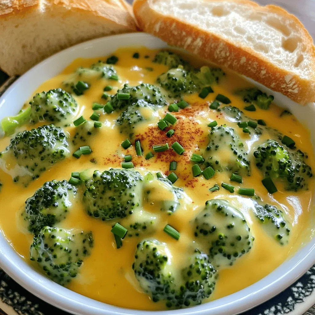 Creamy Broccoli Cheddar Soup Delicious Comfort Bowl