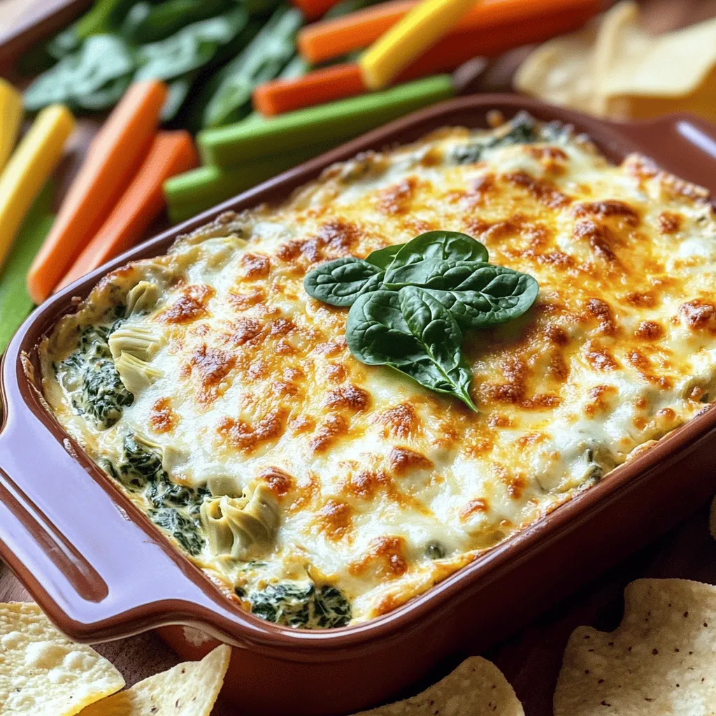 Creamy Spinach Artichoke Dip Irresistible Flavor Boost