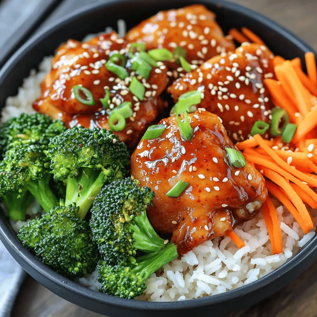 Spicy Korean Chicken Bowls Flavorful Takeout Alternative