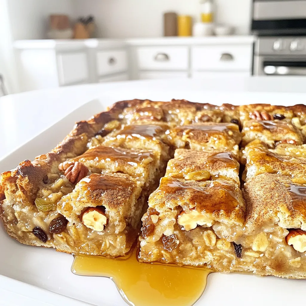 Cinnamon Roll Oatmeal Bake Tasty and Simple Recipe