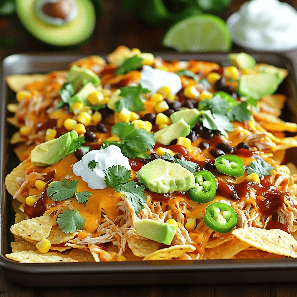 Sheet Pan BBQ Chicken Nachos Tasty and Simple Treat
