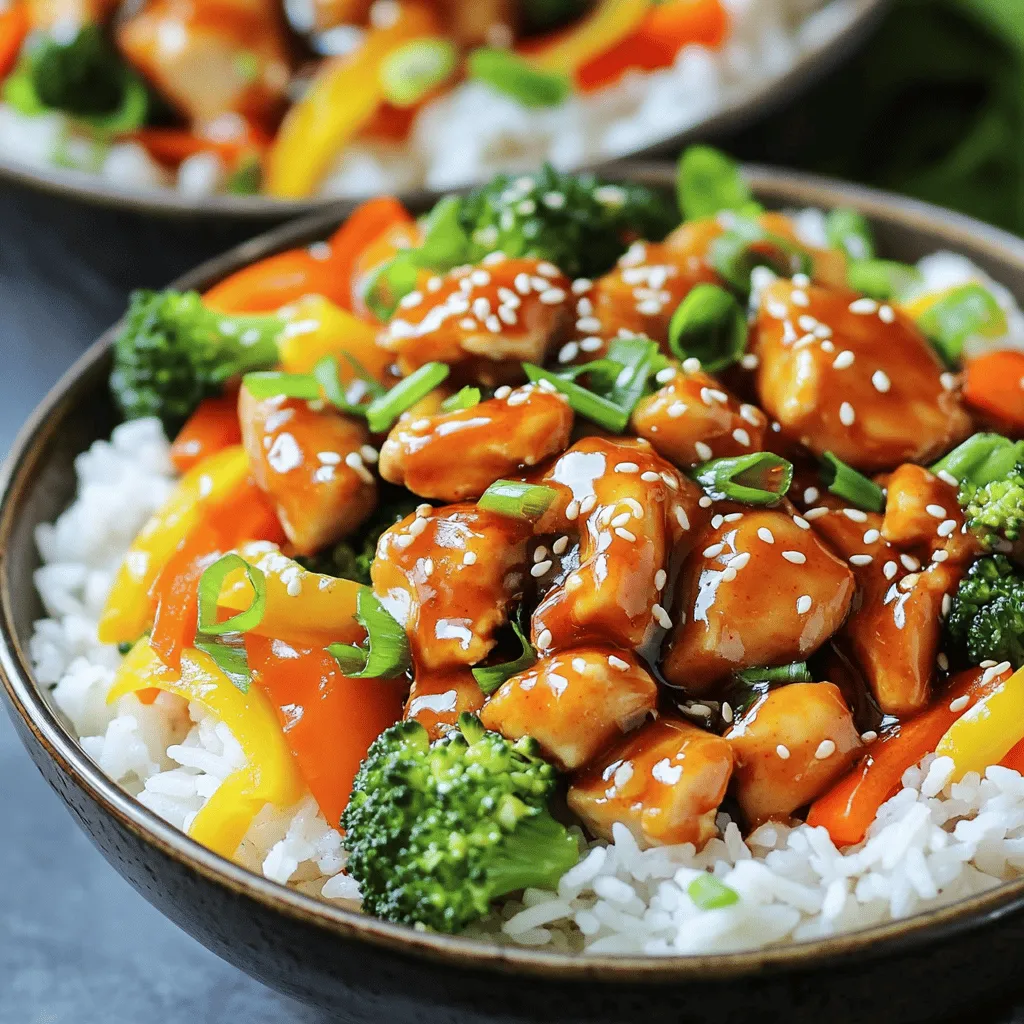 Spicy Sriracha Honey Chicken Bowls for Bold Flavor