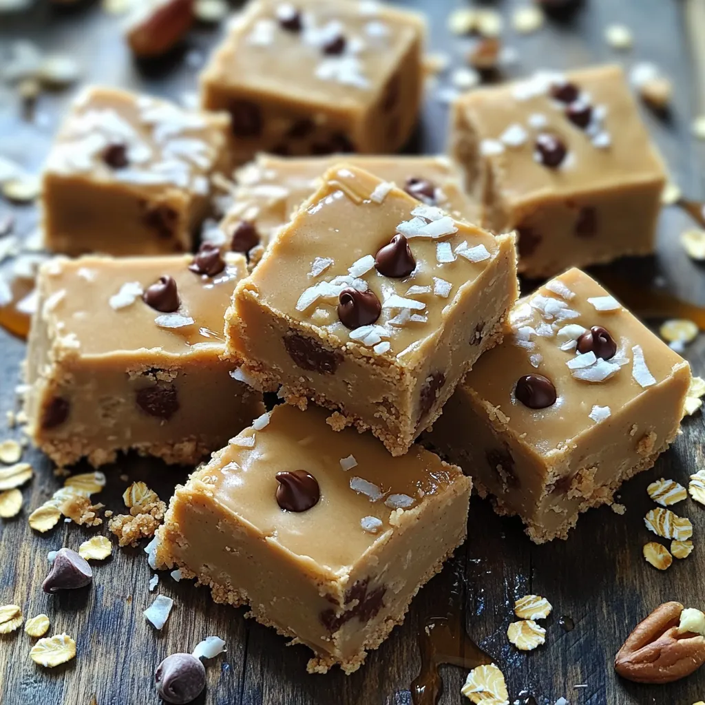 No-Bake Chocolate Chip Cookie Dough Bars Delight