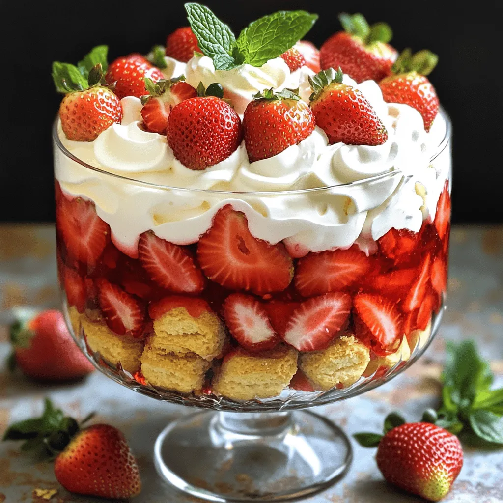 Strawberry Shortcake Trifle Delightful Layered Dessert
