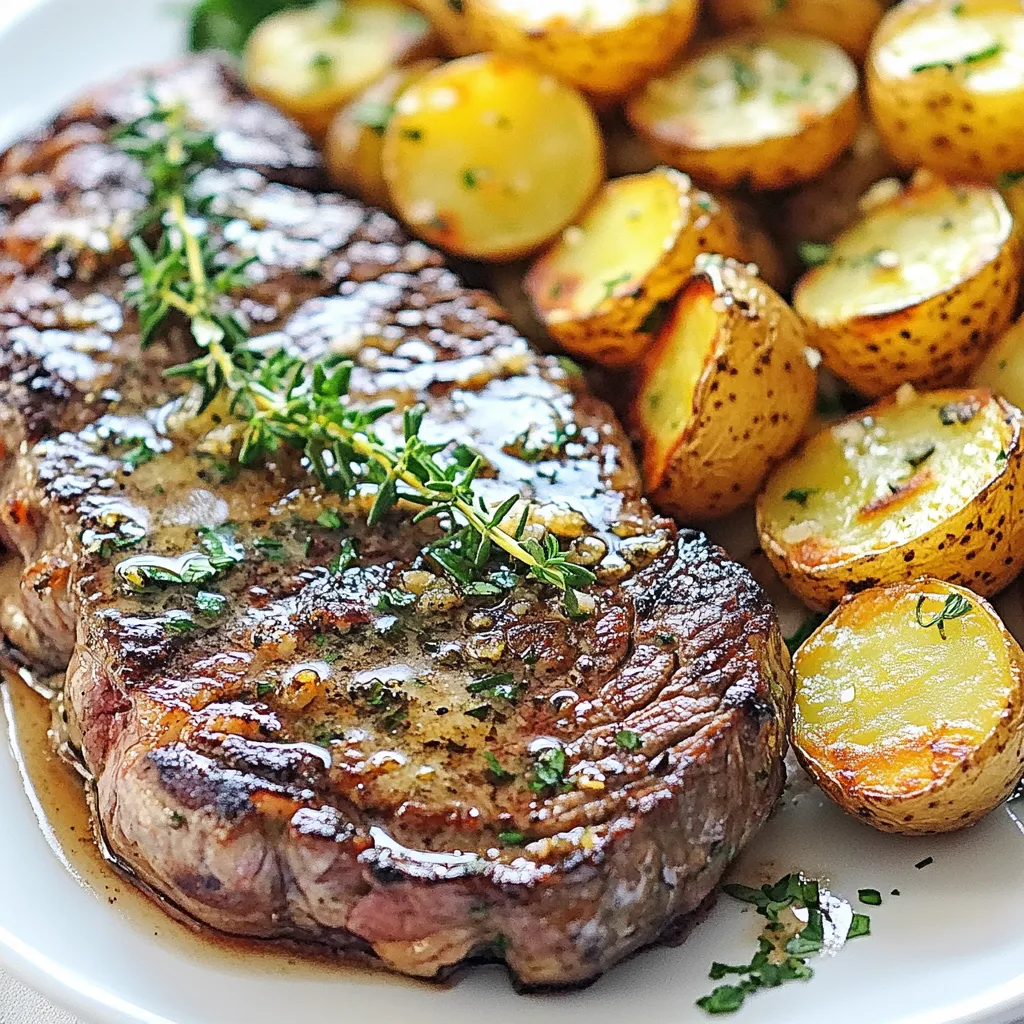 Garlic Butter Herb Steak &#038; Potatoes Flavor Explosion