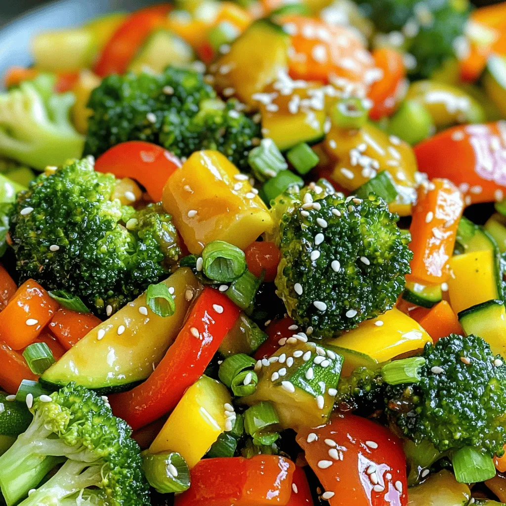 Easy Veggie Stir Fry Quick and Healthy Dinner Option