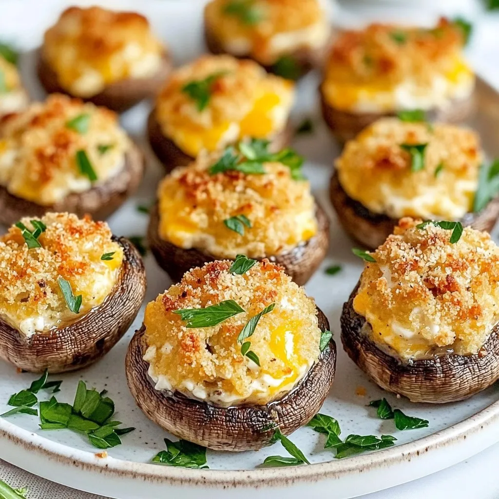 Air Fryer Stuffed Mushrooms Savory and Easy Recipe
