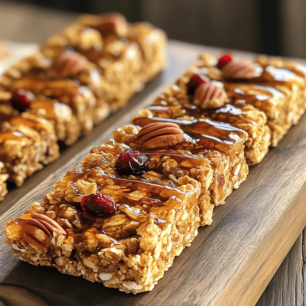 Maple Pecan Granola Bars Tasty and Easy Recipe