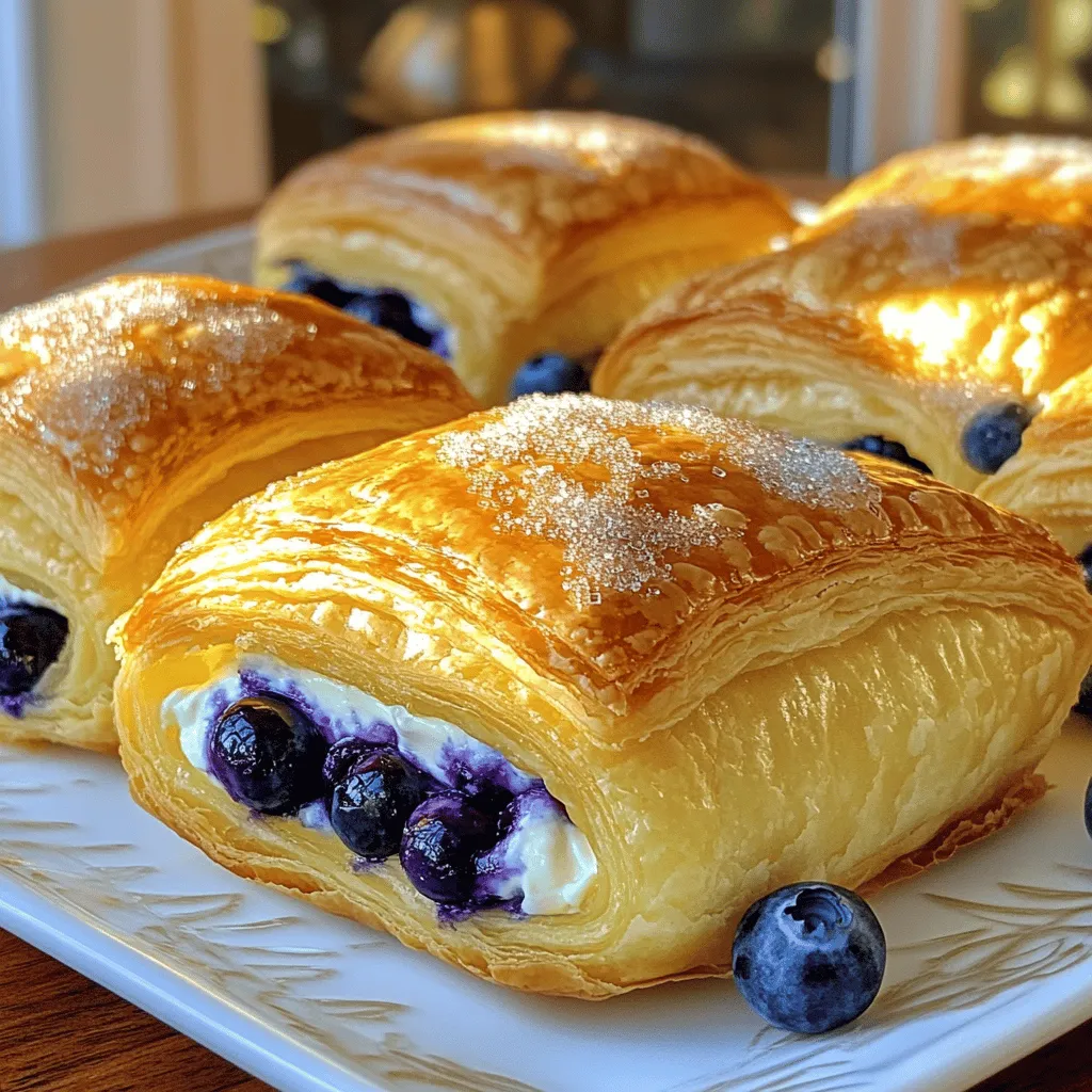 Blueberry Cream Cheese Danish Delightful Breakfast Treat