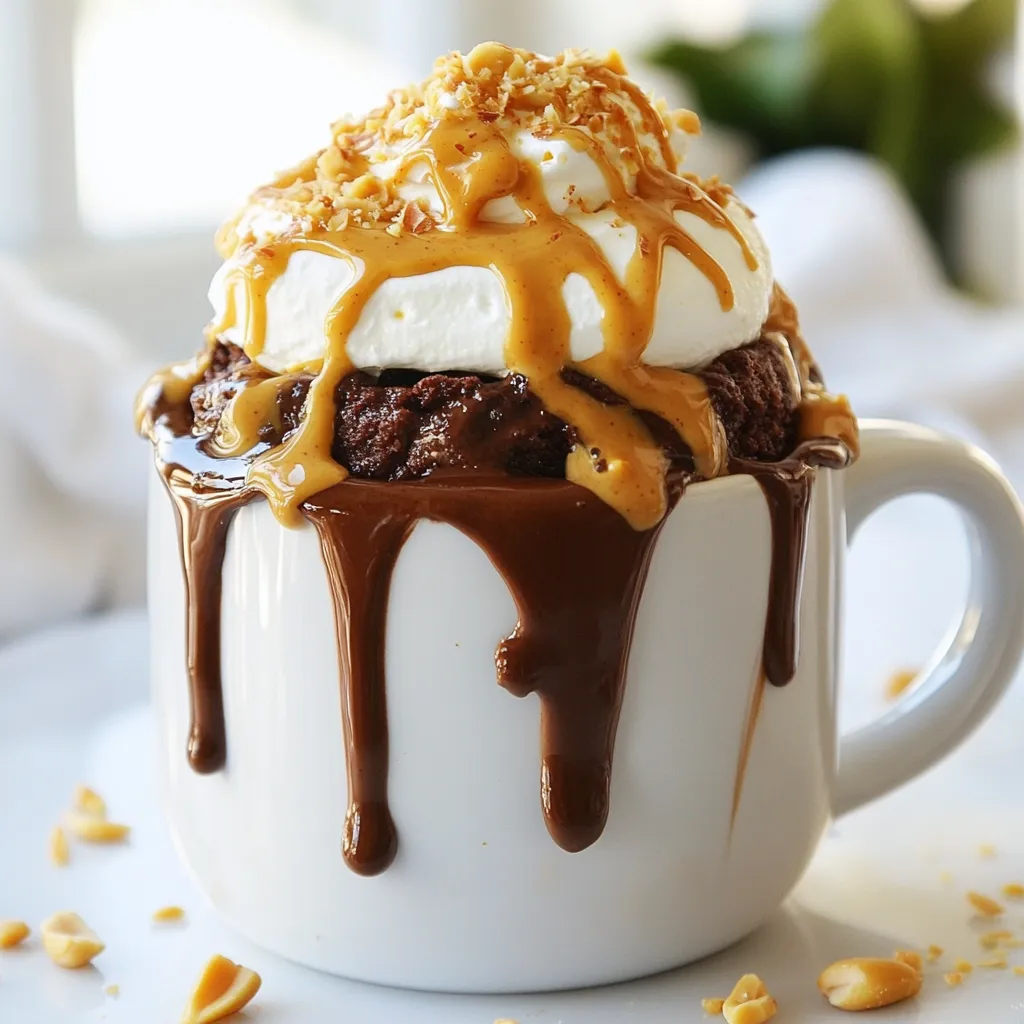 Chocolate Peanut Butter Mug Cake Rich and Simple Treat