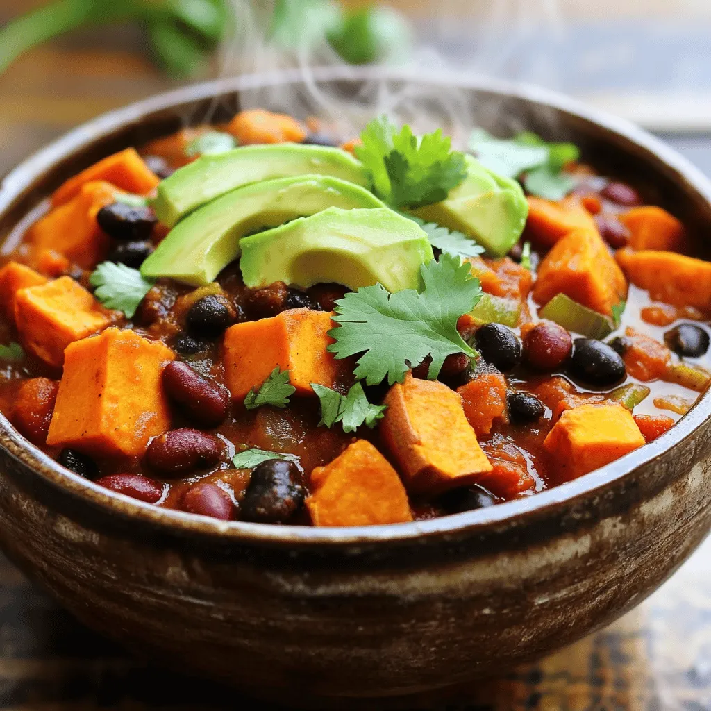 Vegan Sweet Potato Chili Flavorful and Hearty Dish