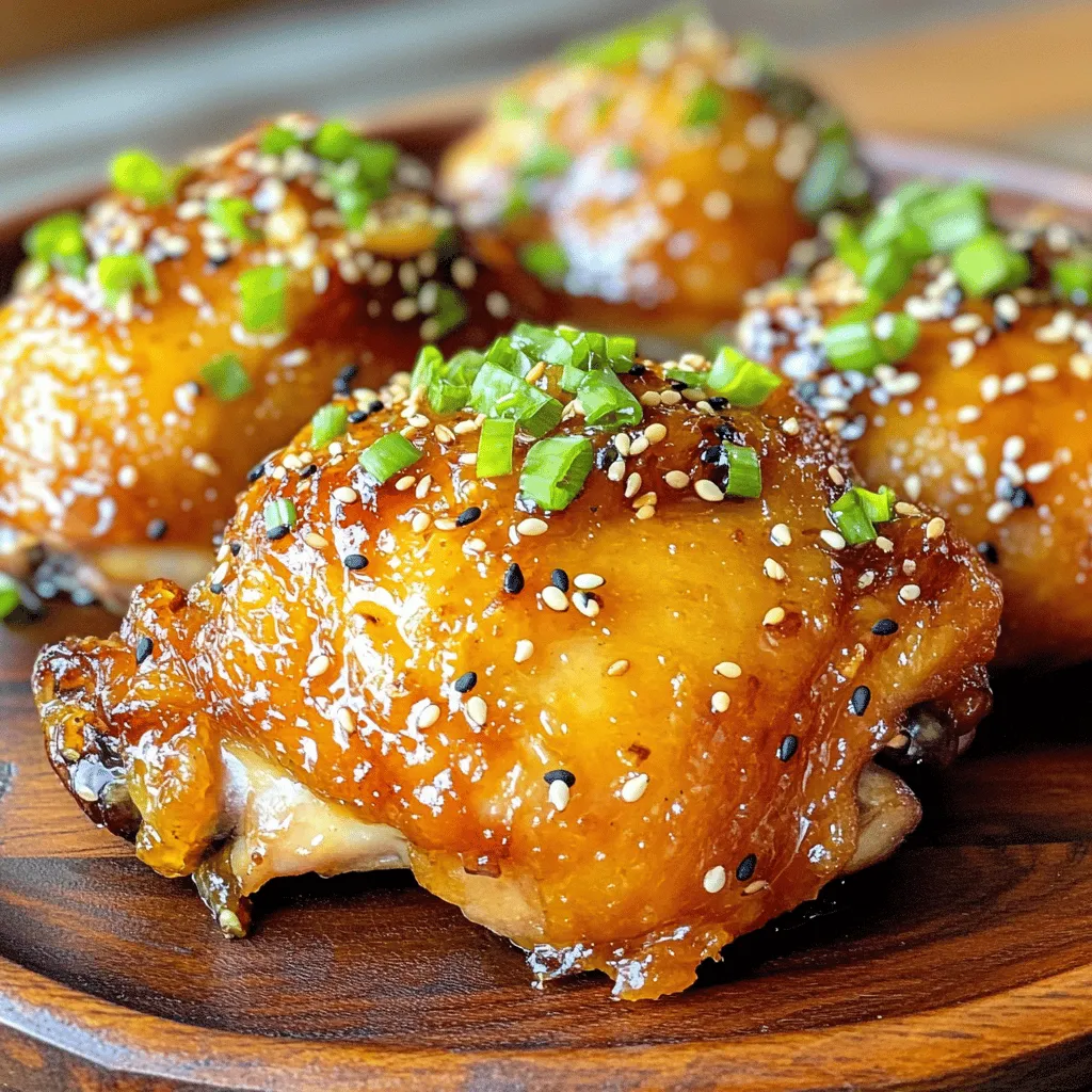 Honey Garlic Chicken Thighs Flavorful Dinner Delight