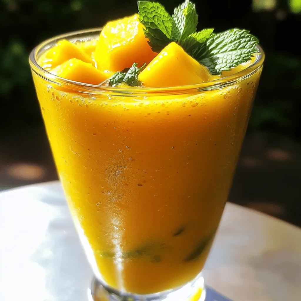 Mango Pineapple Smoothie Fresh and Flavorful Bliss