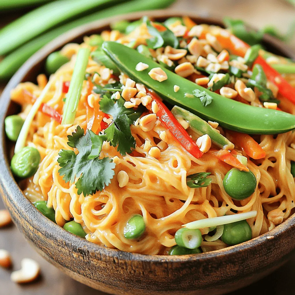 Spicy Peanut Noodle Bowls 15-Minute Quick Meal