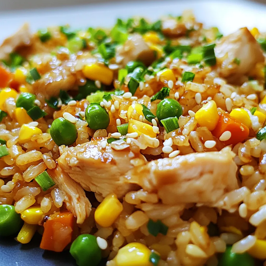 Teriyaki Chicken Fried Rice Quick and Flavorful Meal
