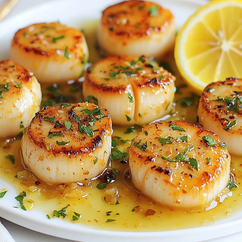 Lemon Garlic Butter Scallops Quick and Savory Dish