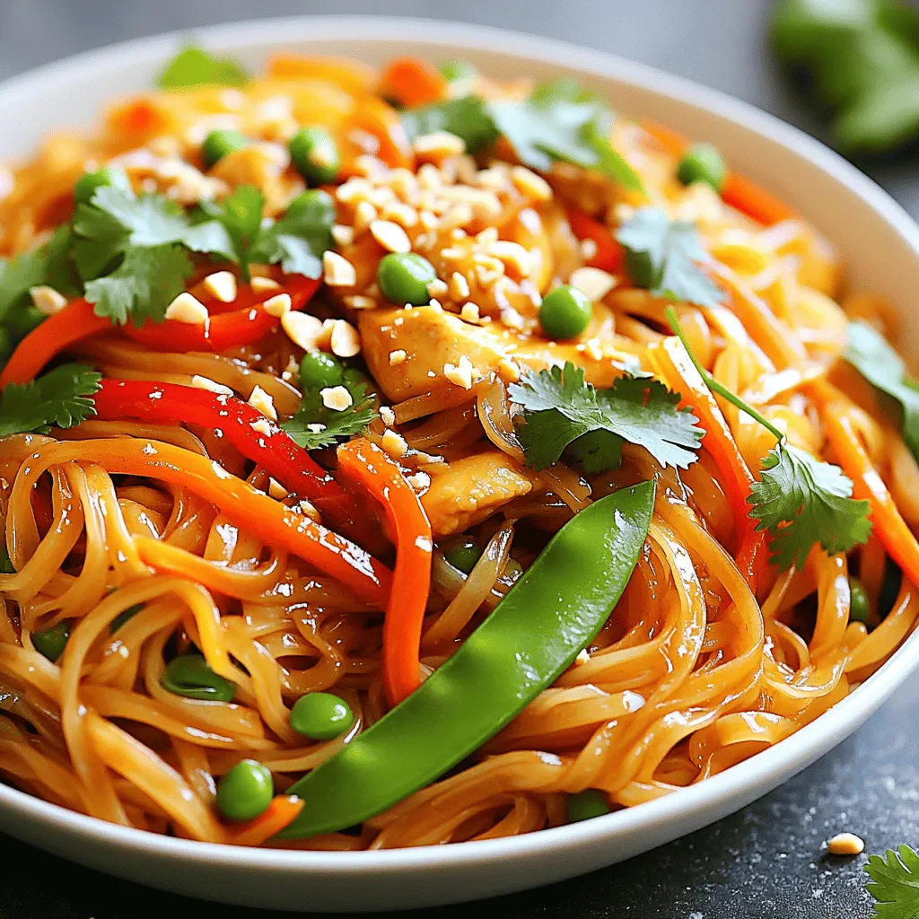 Sweet and Spicy Thai Noodles Flavorful Dinner Recipe