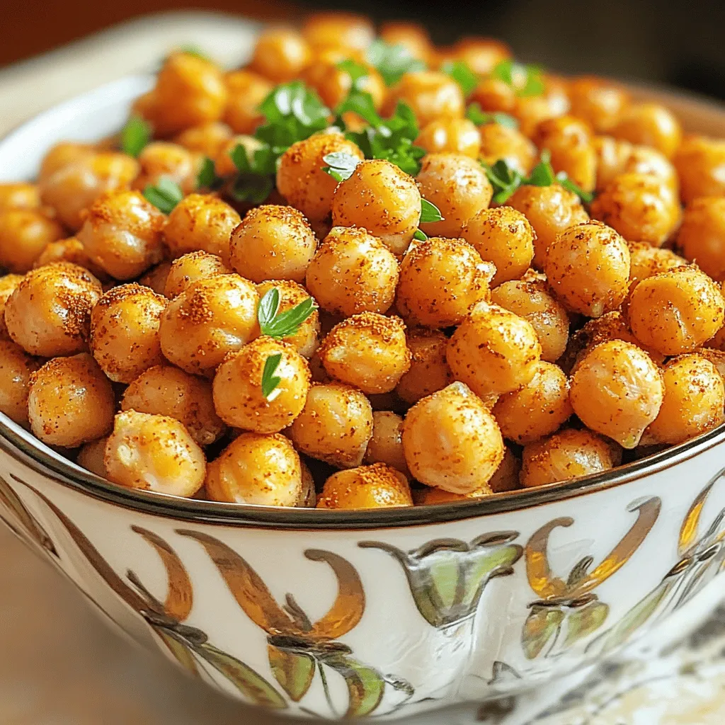 Crispy Air Fryer Chickpeas Healthy Crunchy Snack