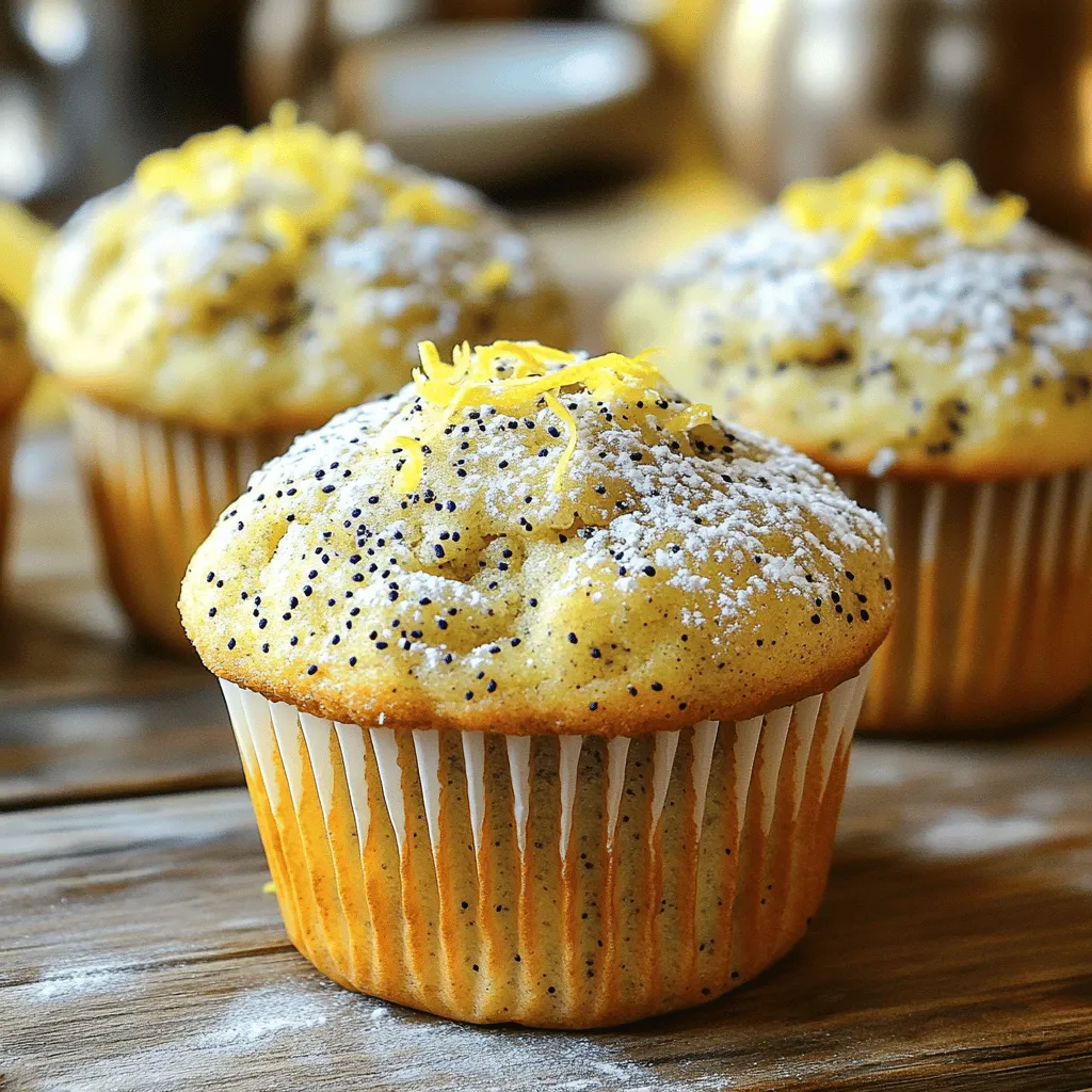 Lemon Poppy Seed Protein Muffins Easy Healthy Snack