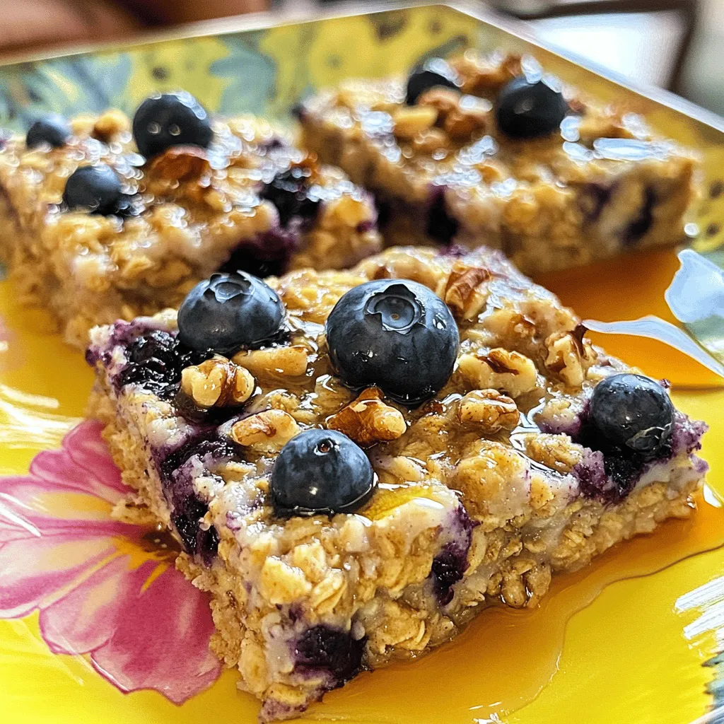 Blueberry Banana Baked Oatmeal Tasty and Nourishing Dish
