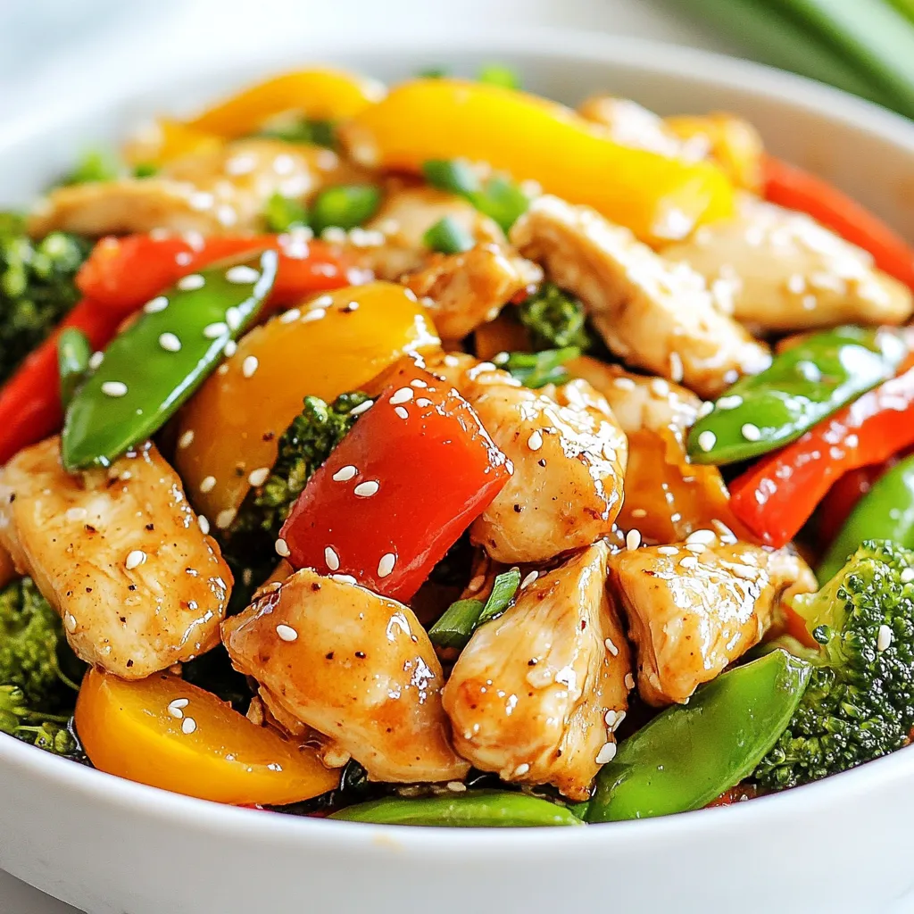 Savory Sesame Honey Chicken Stir Fry Recipe