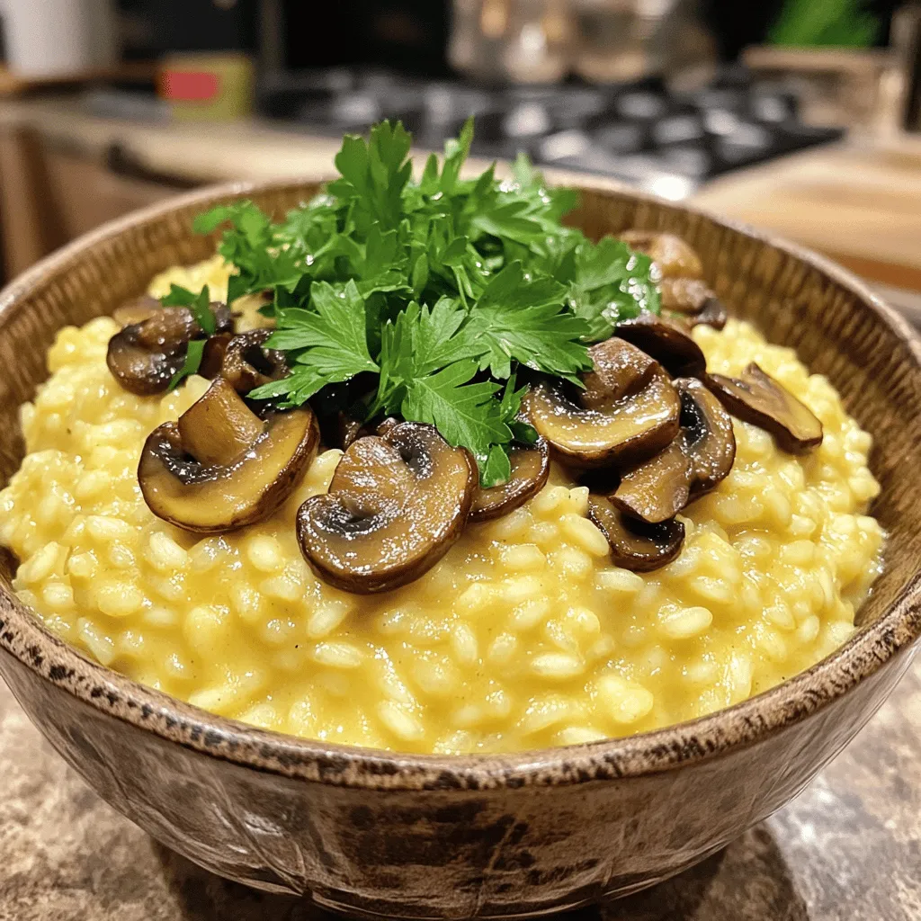 Instant Pot Creamy Mushroom Risotto Delightful Recipe