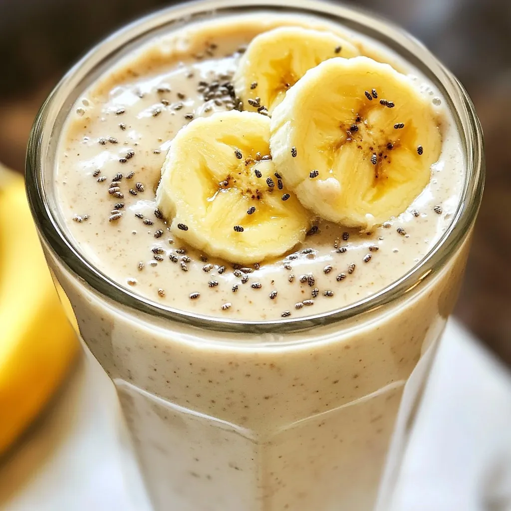 Almond Butter Banana Smoothie Energizing and Nutritious