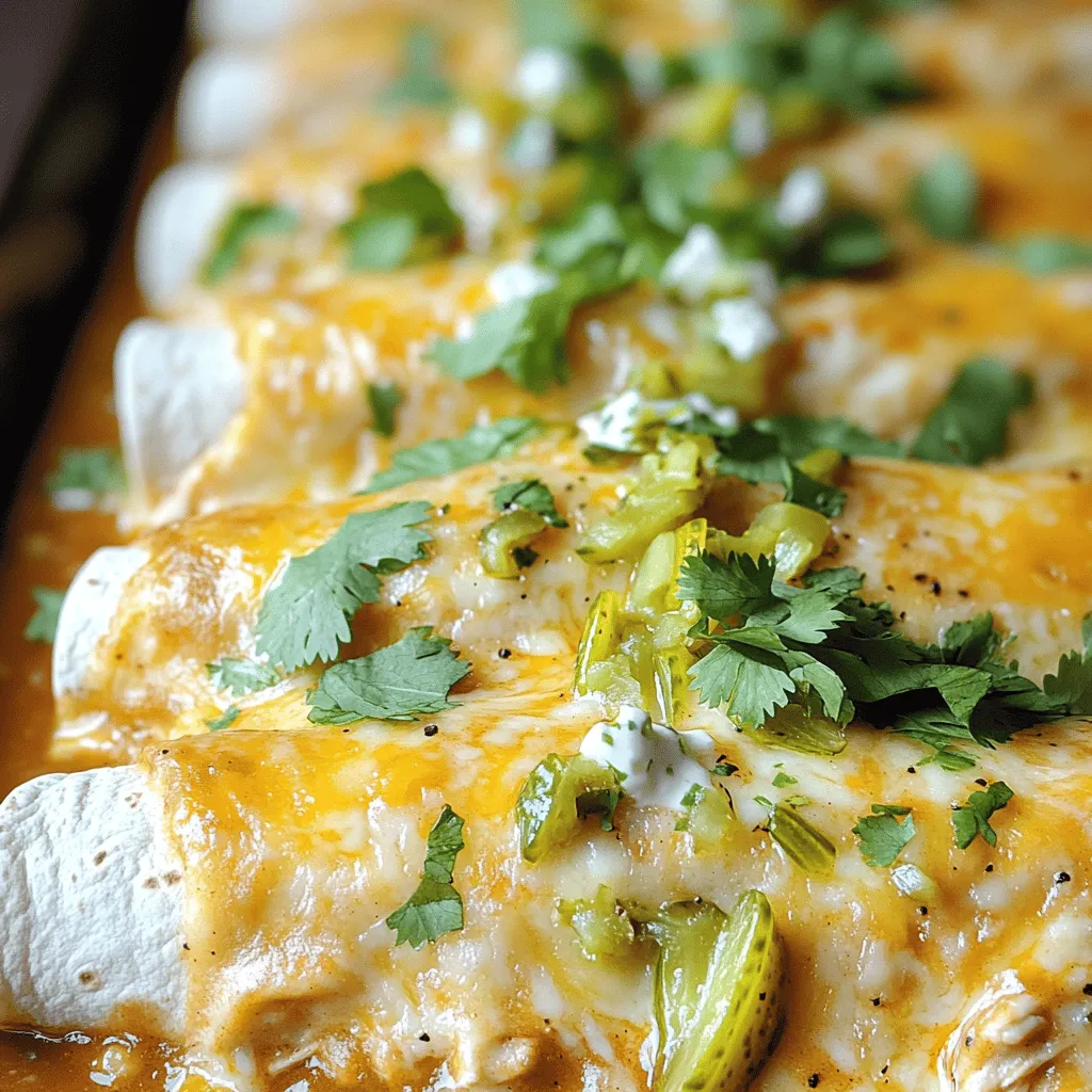 Pickle Ranch Chicken Enchiladas Tasty and Simple Dish