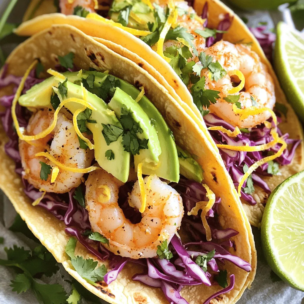 Zesty Lemon Garlic Shrimp Tacos Flavorful and Fresh