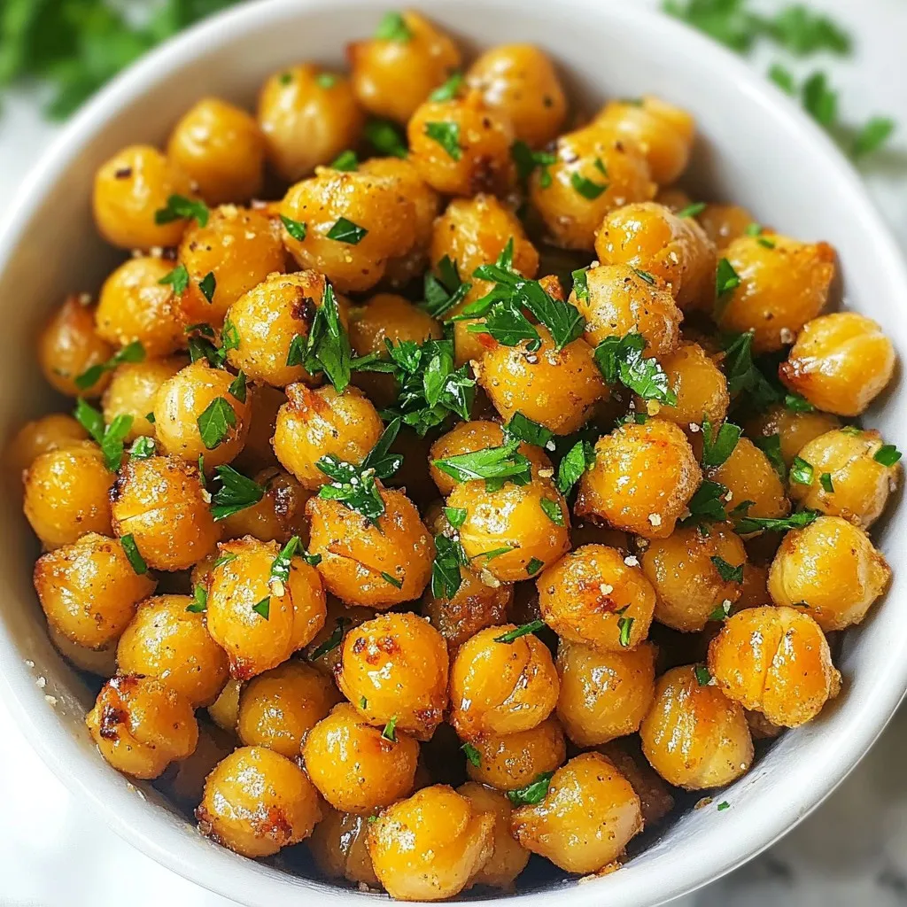 Crispy Air Fryer Chickpeas Flavorful Snack Delight