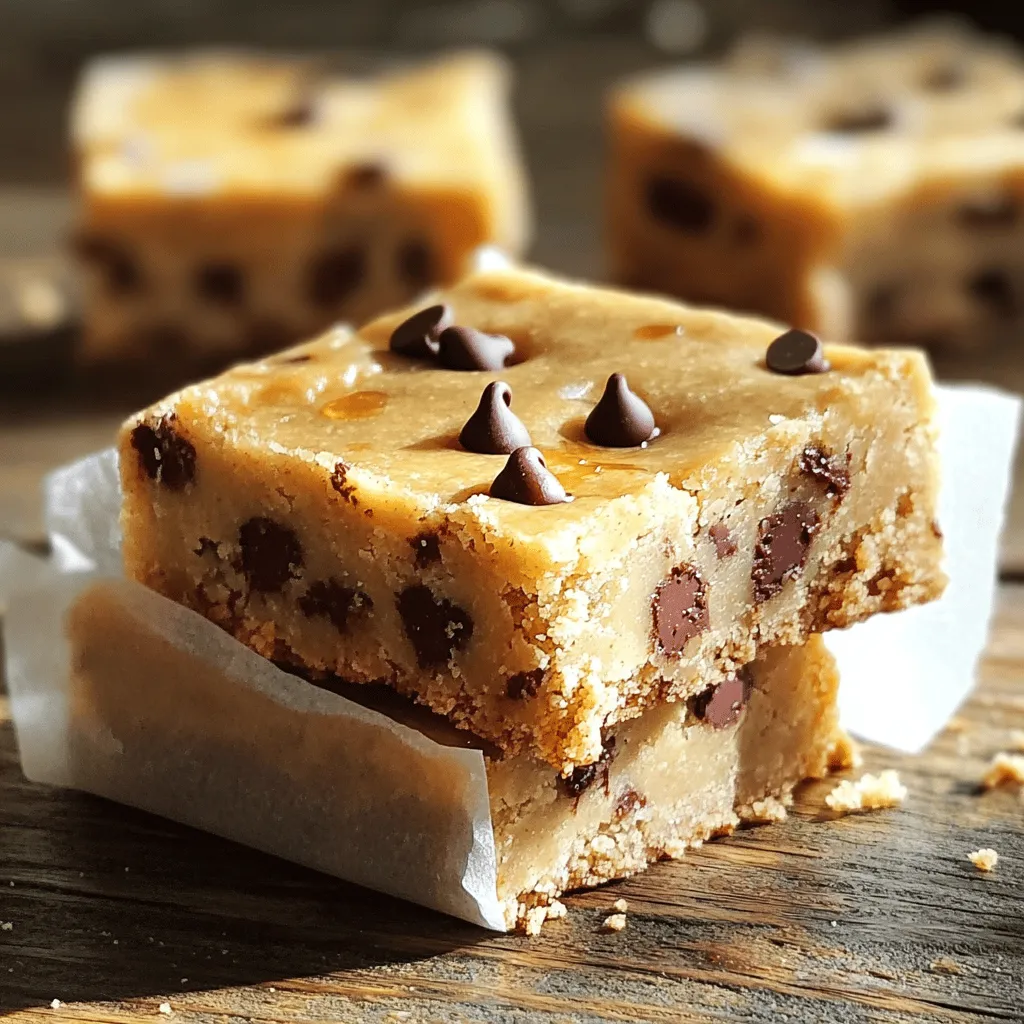 No Bake Cookie Dough Bars Simple and Tasty Treat