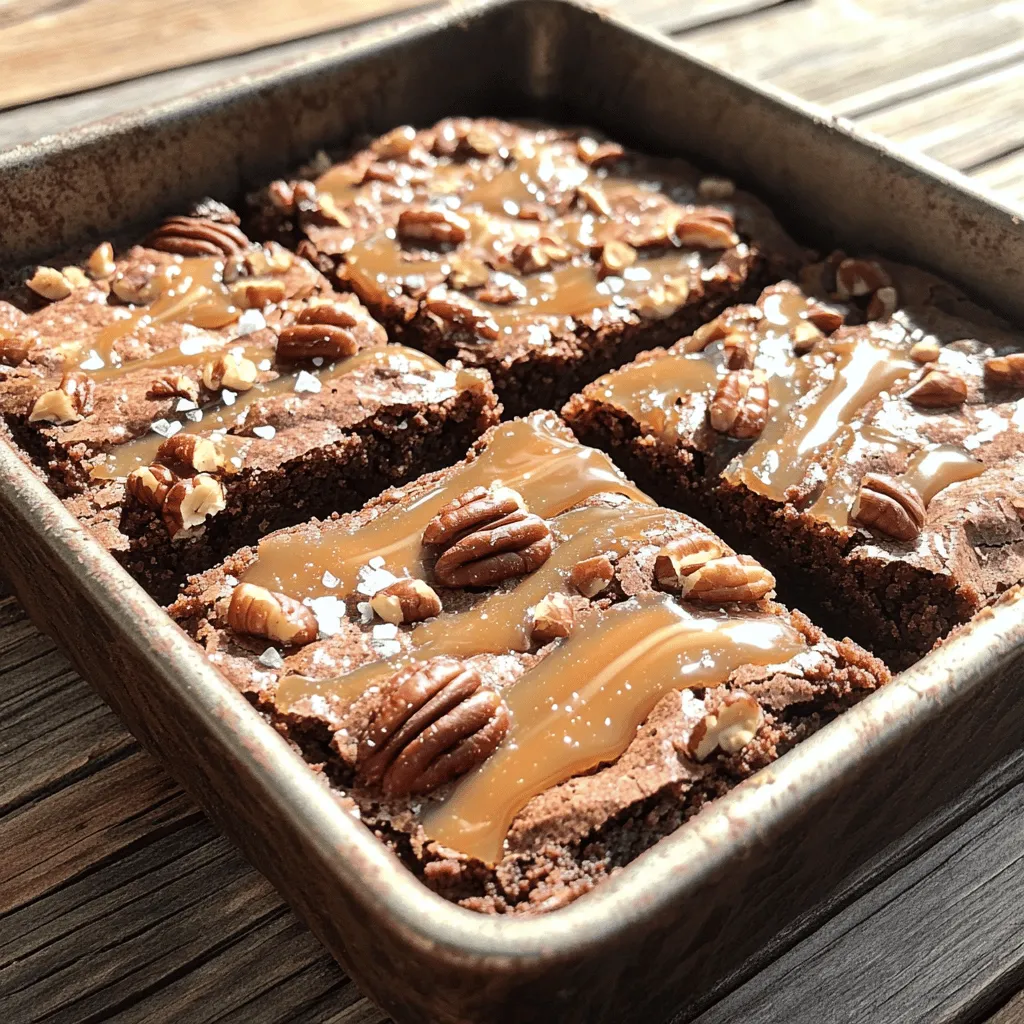 Caramel Pecan Turtle Brownies Irresistible Treat Recipe