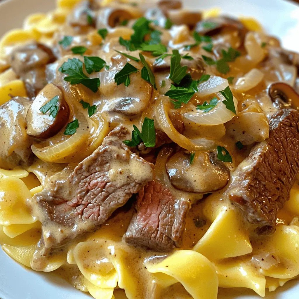 Classic Beef Stroganoff Savory and Comforting Meal